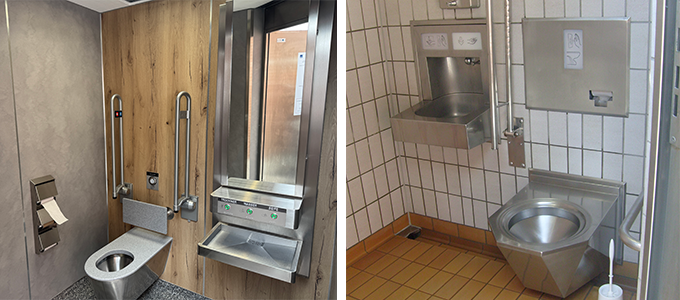 News image: Turning Old into New: Modernised WC Facility at Emden Station